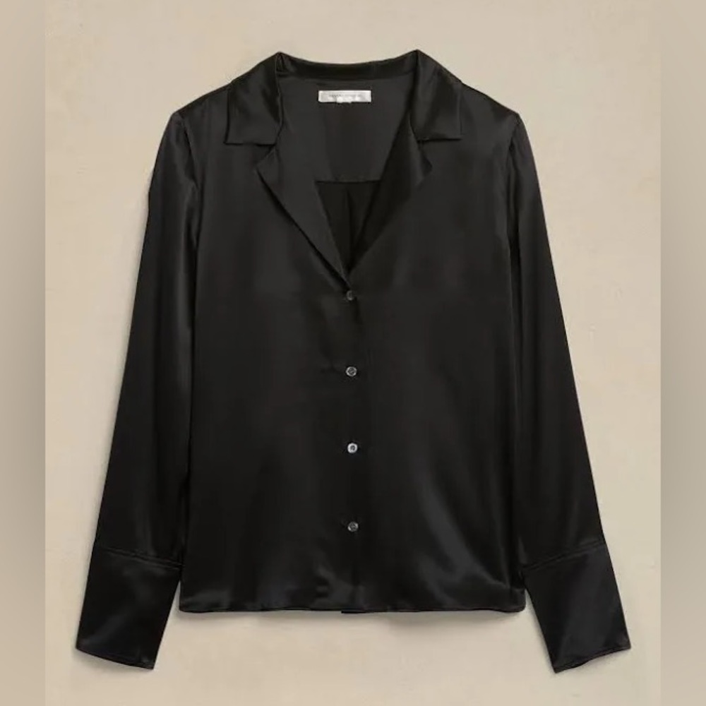 NWT Banana Republic Silk Resort Shirt